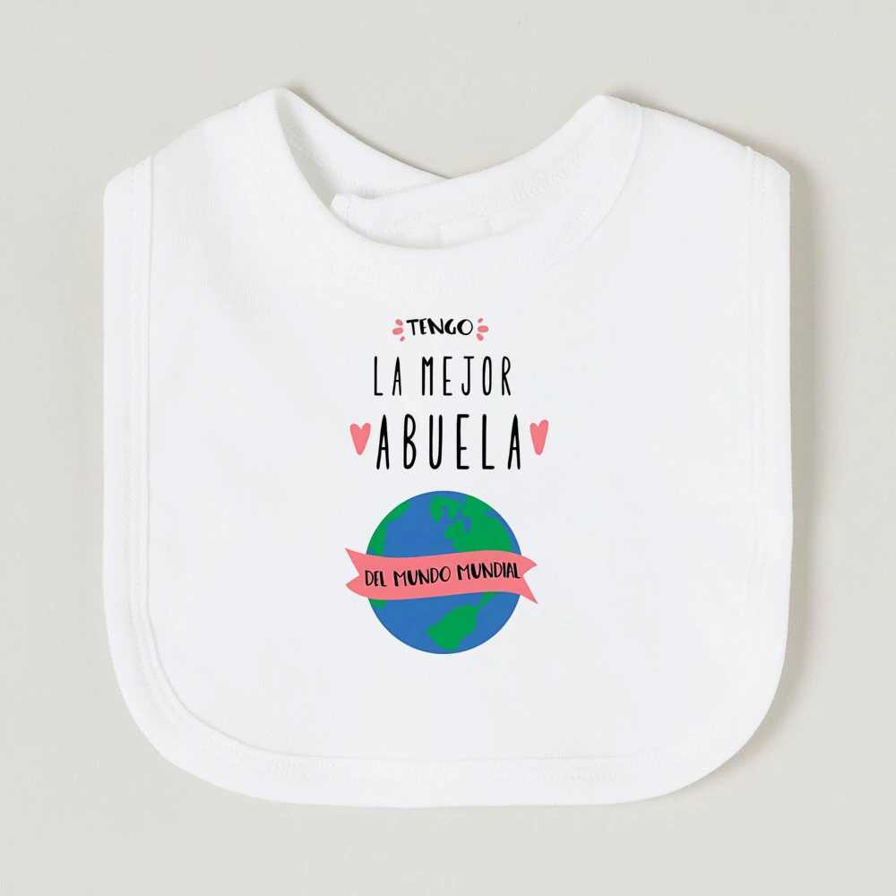 Bibs Burp Cloths Mom Dad I Love You Letter Print Baby Bibs Cotton Infant Soft Saliva Towel Casual Comfy Newborn Burp Cloths Best Gift To BabysL4812