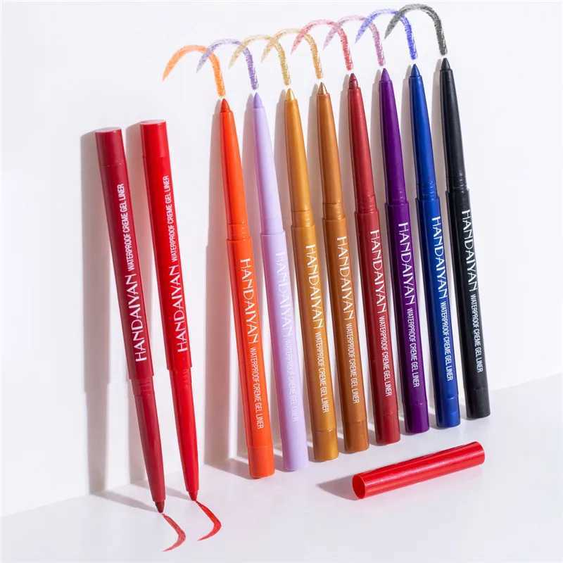 20 Color Matte Eyeliner Waterproof Lasting Creme Gel Liner Easy To Use Rotatable Eyeliner Colorful Eye Liner Eye Makeup Tools Y240813