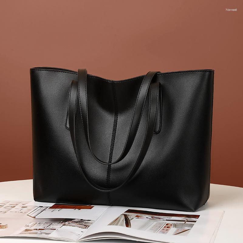Shoulder Bags Foreign Trade Handbag Large Capacity Women's Bag Soft Leather Texture Tote Simple Retro Wholesale