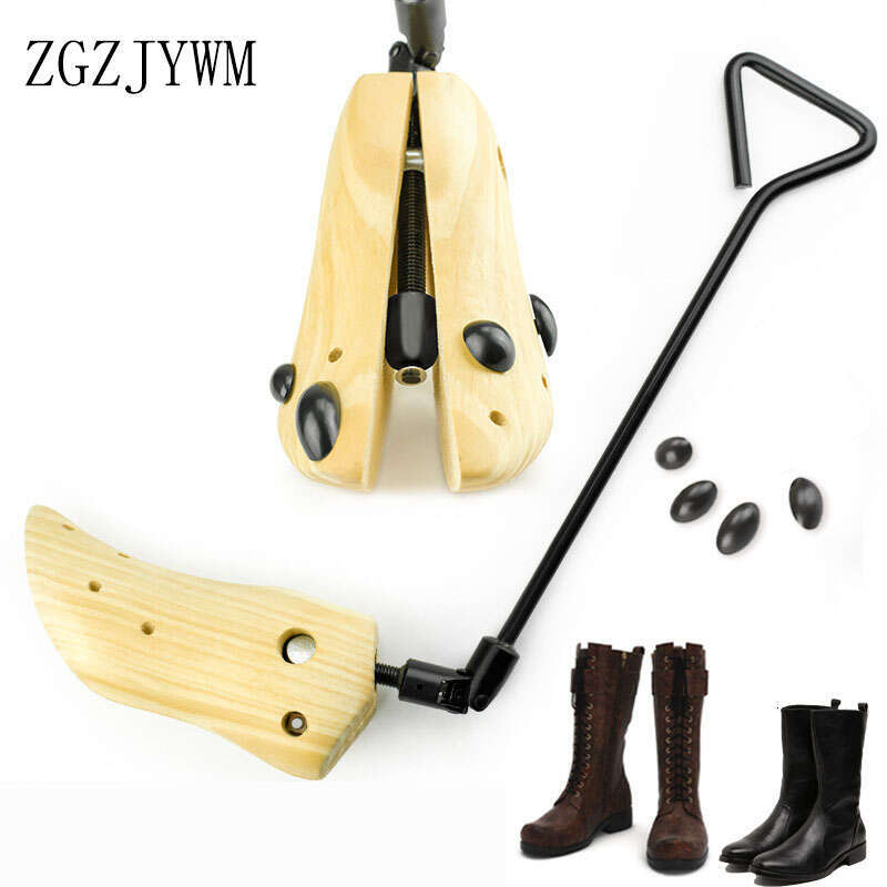 1 Piece Shoe Stretcher Wooden Shoes Tree Shaper Rack,Wood Adjustable Flats Pumps Boots Expander Trees Size S/M/L Man Women