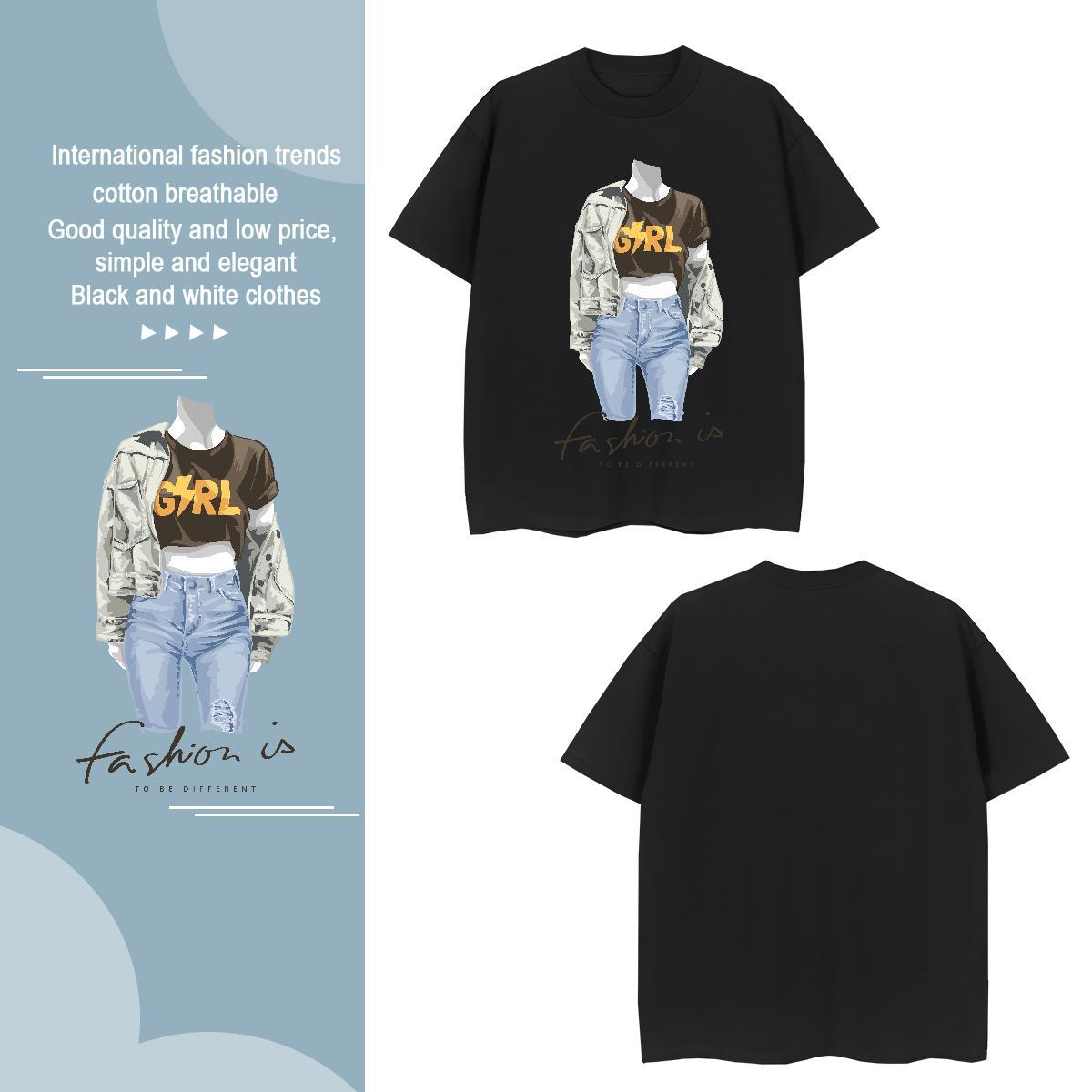 Mens T Shirts 230g 100% Cotton character Casual Daily Wear Breathable Short Sleeve Oversized 4XL Men Tees Fashion Designer Cool Tees Shirts