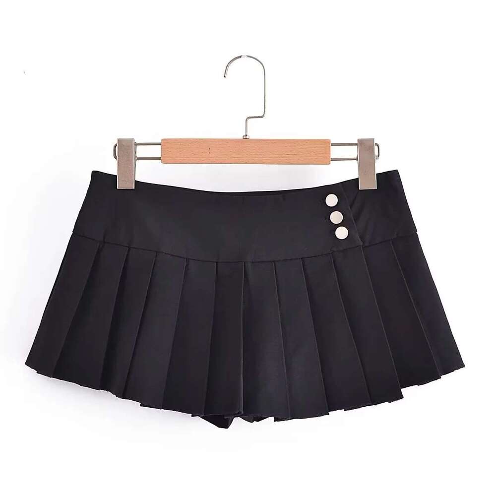 Summer High Waist Women's Sexy Mini Vintage Pleated Korean Tennis Skirts Short White Black y2k Woman Skirt