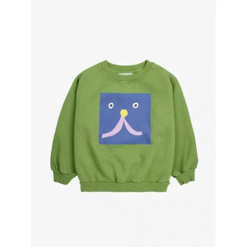 Sweatshirts for Kids 24 New Boys and Girls Cotton Sweatshirts Breathable and Comfortable Printed Tops Kids Clothes GirlsY240814