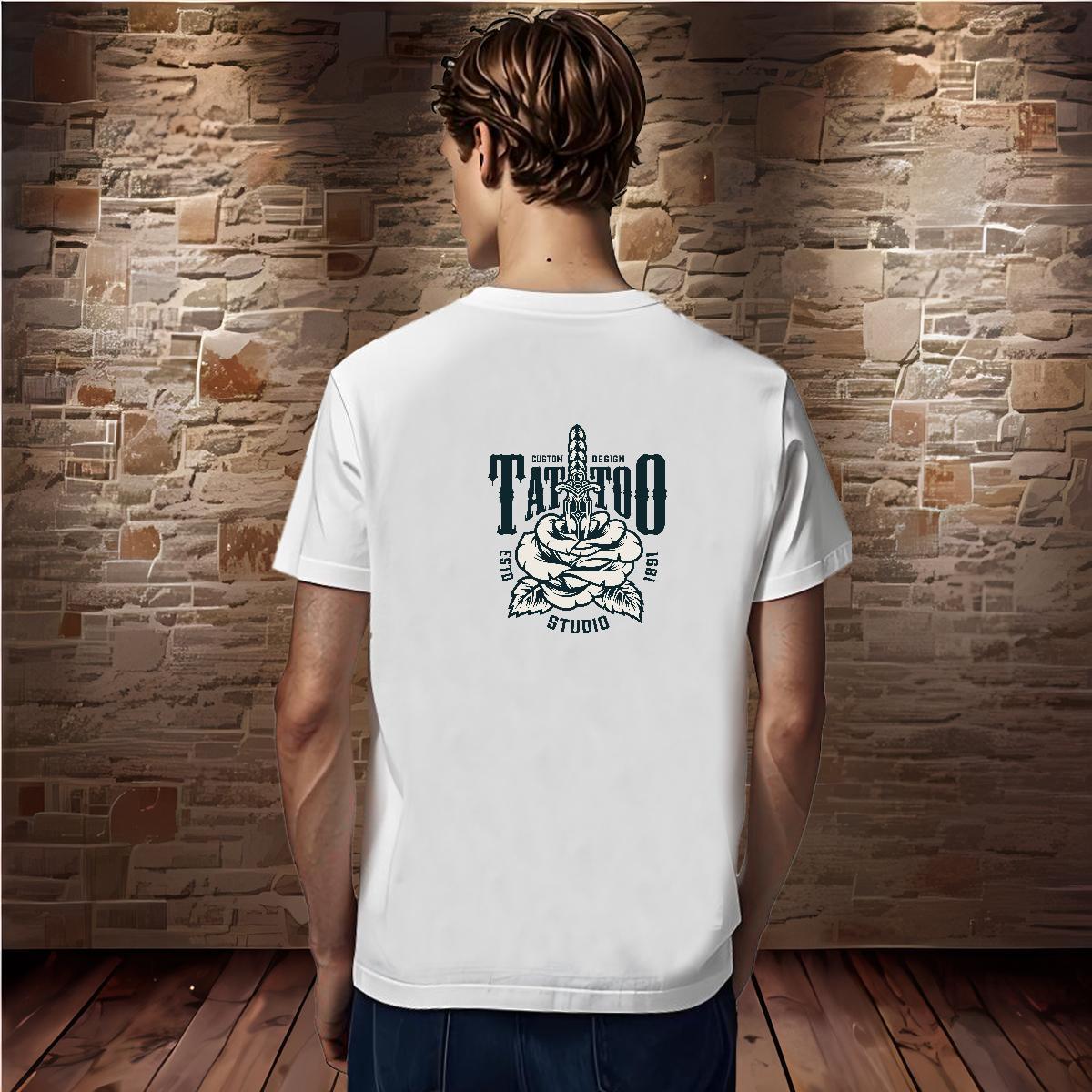 Wholesale tool Mens T Shirts Sport Men Tops Tees 100% Cotton 230g Designer Fashion Breathable Crew Neck Plus Size Custom Tee Shirt
