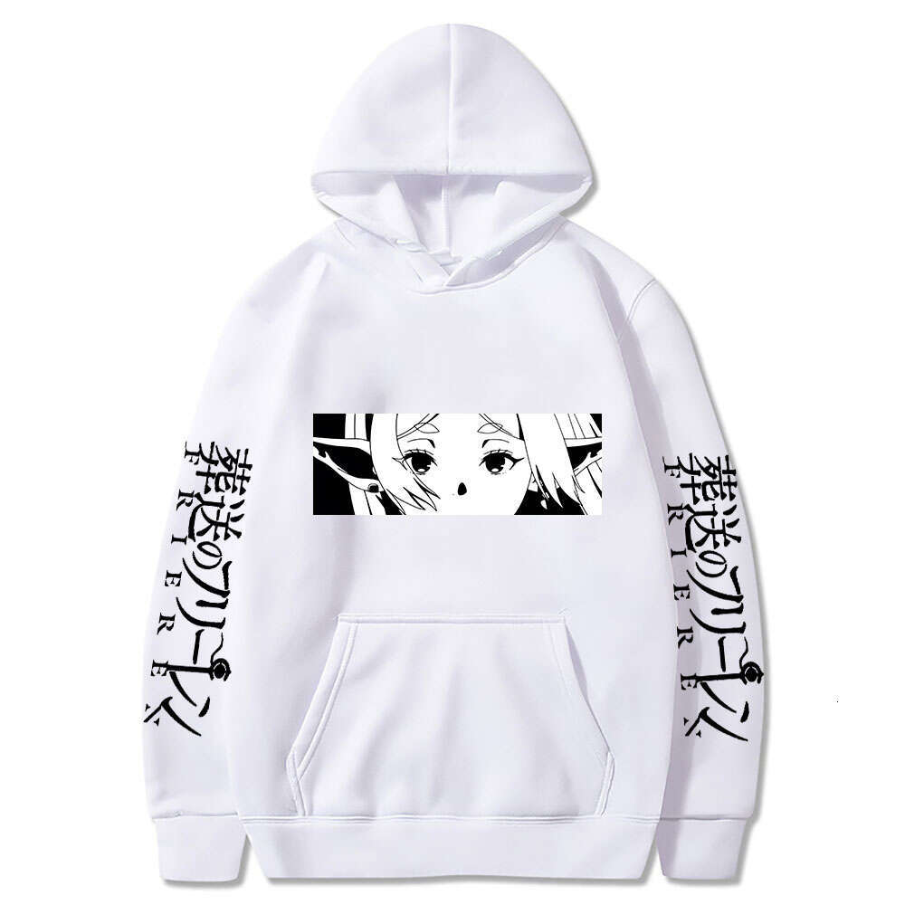 Anime Haruku Beyond Journey's End Women Sweatshirts Frieren Eyes Printed Hoodies Plus Size Long Sleeve Casual Pullovers