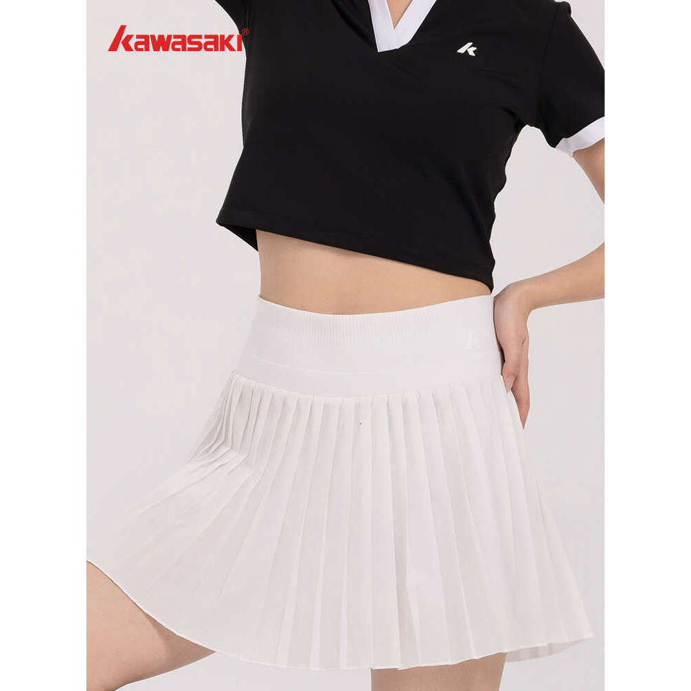 Sport Kawasaki Badminton Golf Wear Women's Casual Anti Glare Running Quick Drying Tennis Skirt 2024