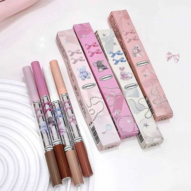 Double Head Silkworm Highlight Pencil Diamond Glitter Matte Natural Lying Silkworm Brightening Shadow Eyeliner Pen Korean Makeup Y240813