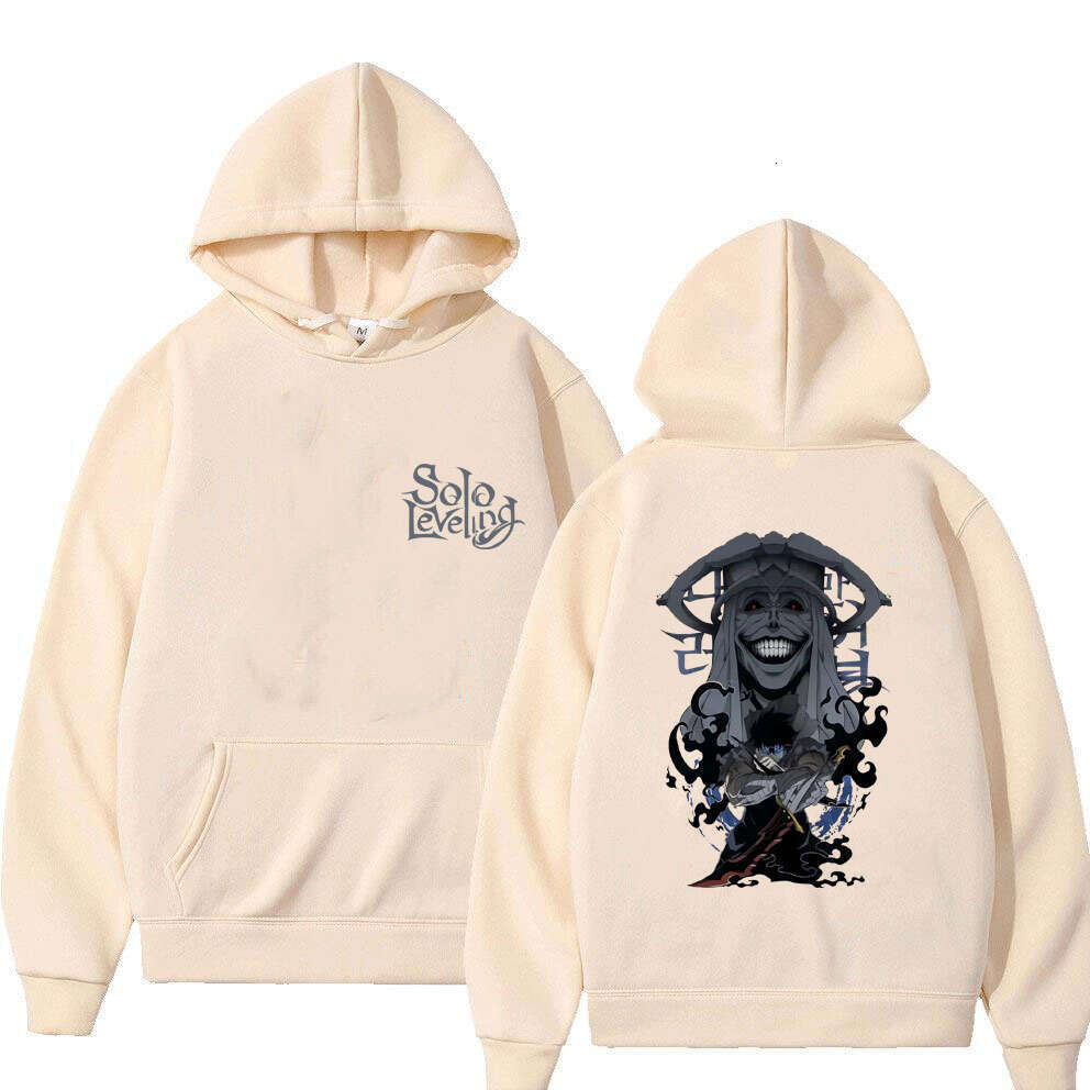 Leveling Solo Manga Sung Jin Woo Hoodie Men Women Plus Size Hip Hop Sweatshirts Long Sleeves Comfortable Fleece Warm Streetwear