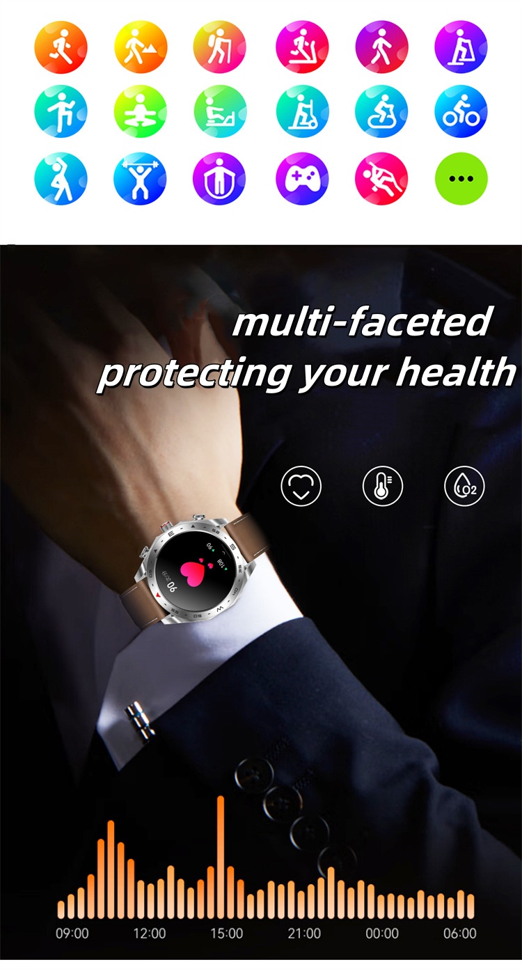 Smart 2 in 1 TWS Bluetooth Headset Call Music Playback Heart Rate Sports Pedometer Watch free shipping