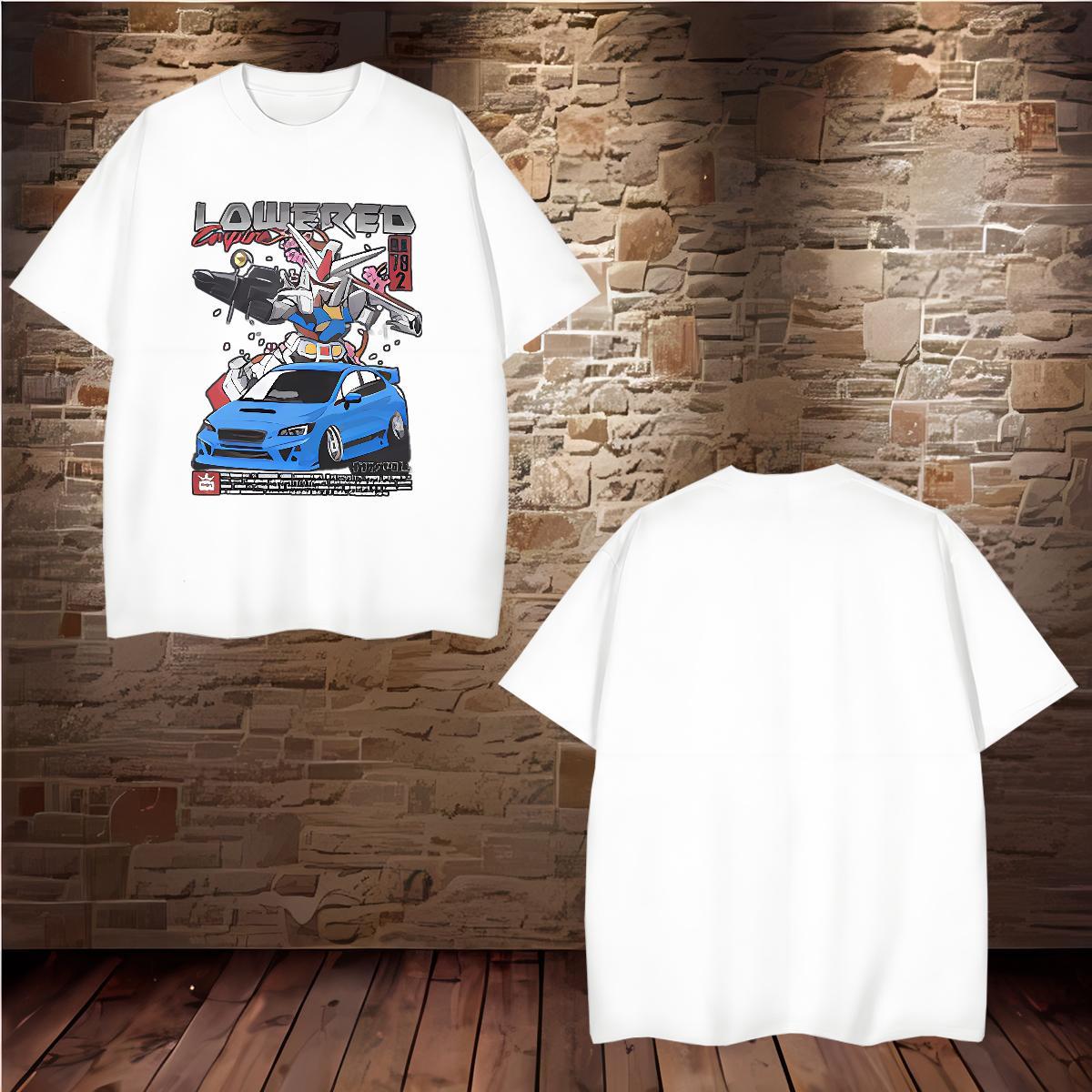 Classic car Mens T Shirts Beach Men Clothes T-Shirt 230g 100% Cotton Customized Breathable Short Sleeve Custom Cartoon Top Tees