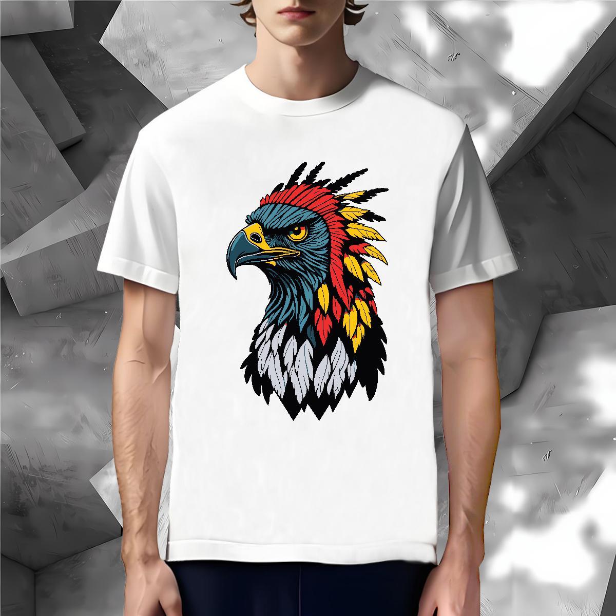 Unisex T-Shirts for Men chicken Breathable Crew Neck Outdoor Anime 230g Pure Cotton Couples T Shirts Wholesale Tees Shirts