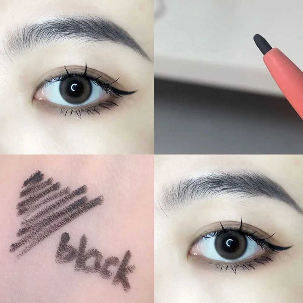 Waterproof Eyeliner Gel Pencil Red Brown Ultra-slim Soft Easy Wear High Pigment Professional Lasting Eyes Makeup Y240813