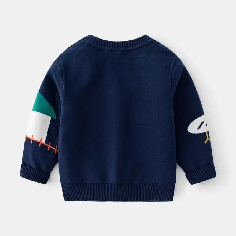 2-8T baby boys and girls winter clothing cute baby sweaters cardigans woolen sweaters knitted animal prints baby knitted jackets W240813