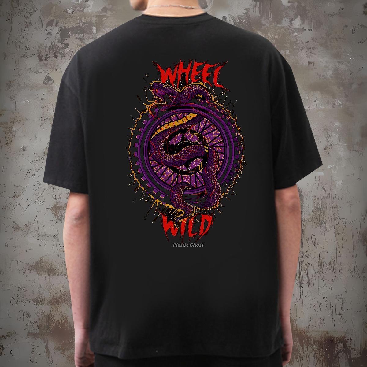 Brand Mens T Shirts snake Crew Neck Hip Hop Custom Big Size 230g Cotton Men Tops Tees Factory Direct Tee Shirt
