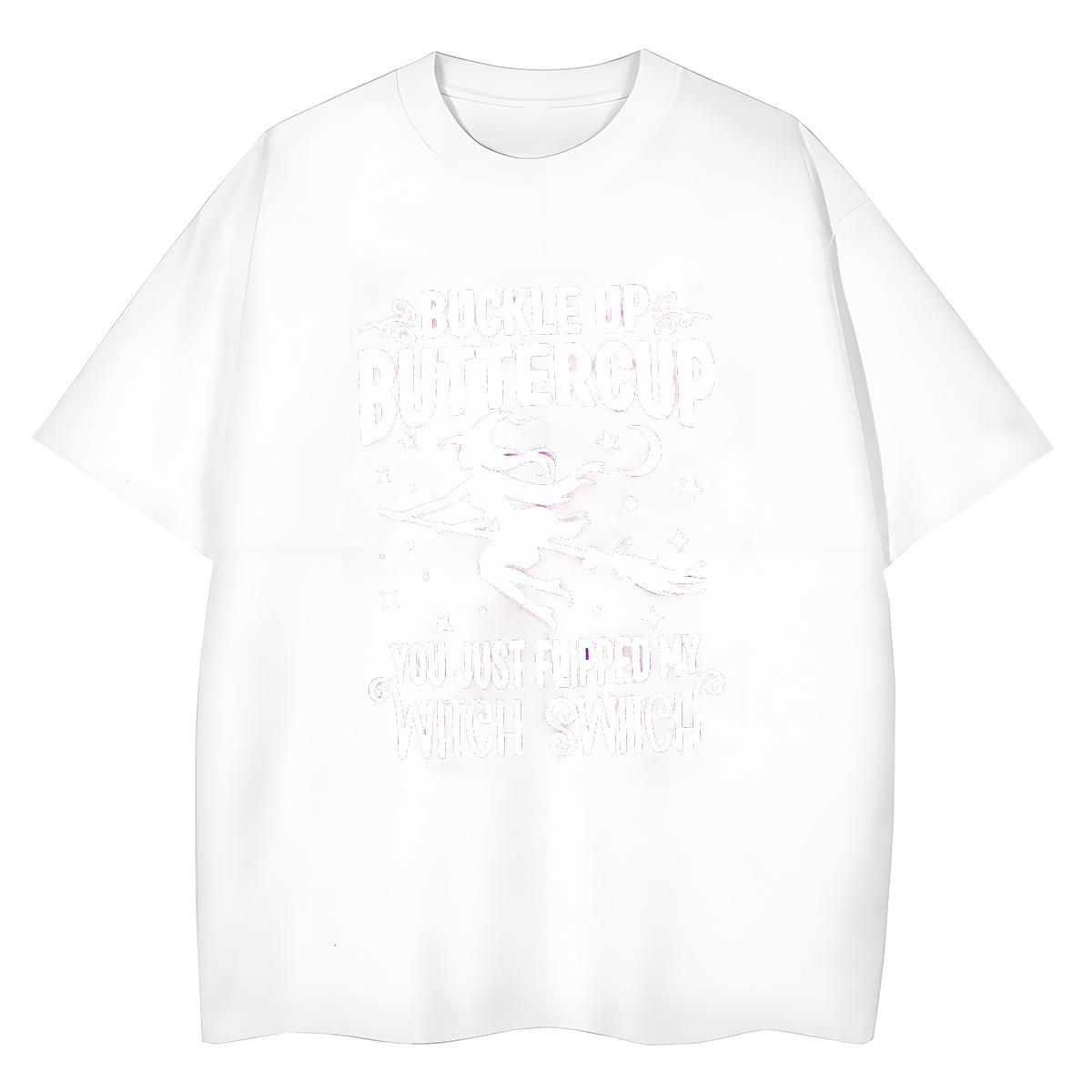 Designer T-Shirts for Men halloween Breathable Anime Printing Street Oversized 4XL 230g 100% Cotton Couples T Shirts Classic Casual Tops Shirt