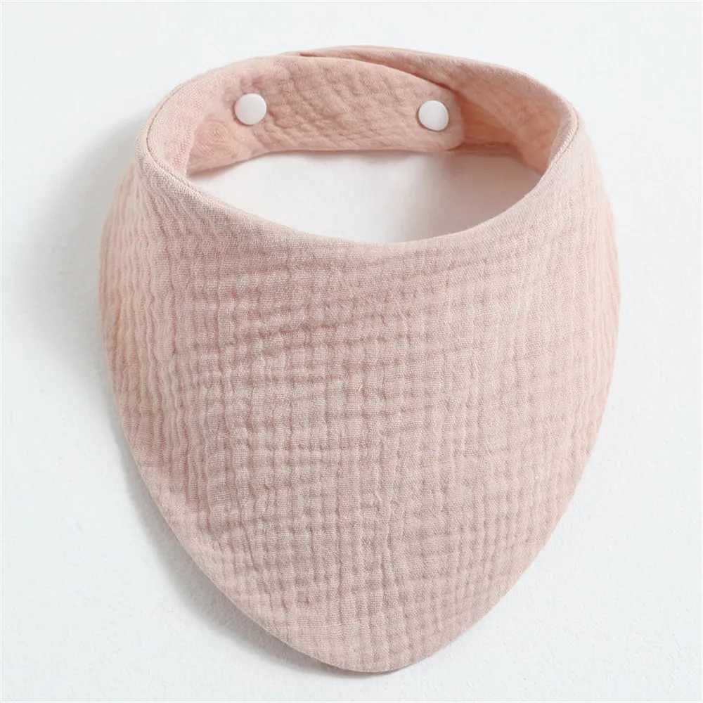 Bibs Burp Cloths Baby Bibs Infant Cotton Bib Newborn Solid Color Triangle Scarf Feeding Saliva Towel Bandana Burp Cloth For Boy Girl Drool BibsL4812