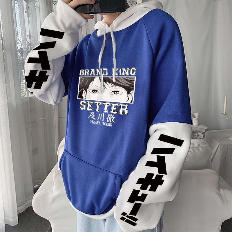 Anime Haikyuu Haruku Oikawa Tooru Eyes Manga Hoodies Unisex Long Sleeve Oversized Winter Volleyball Junior Cartoon Sweatshirts
