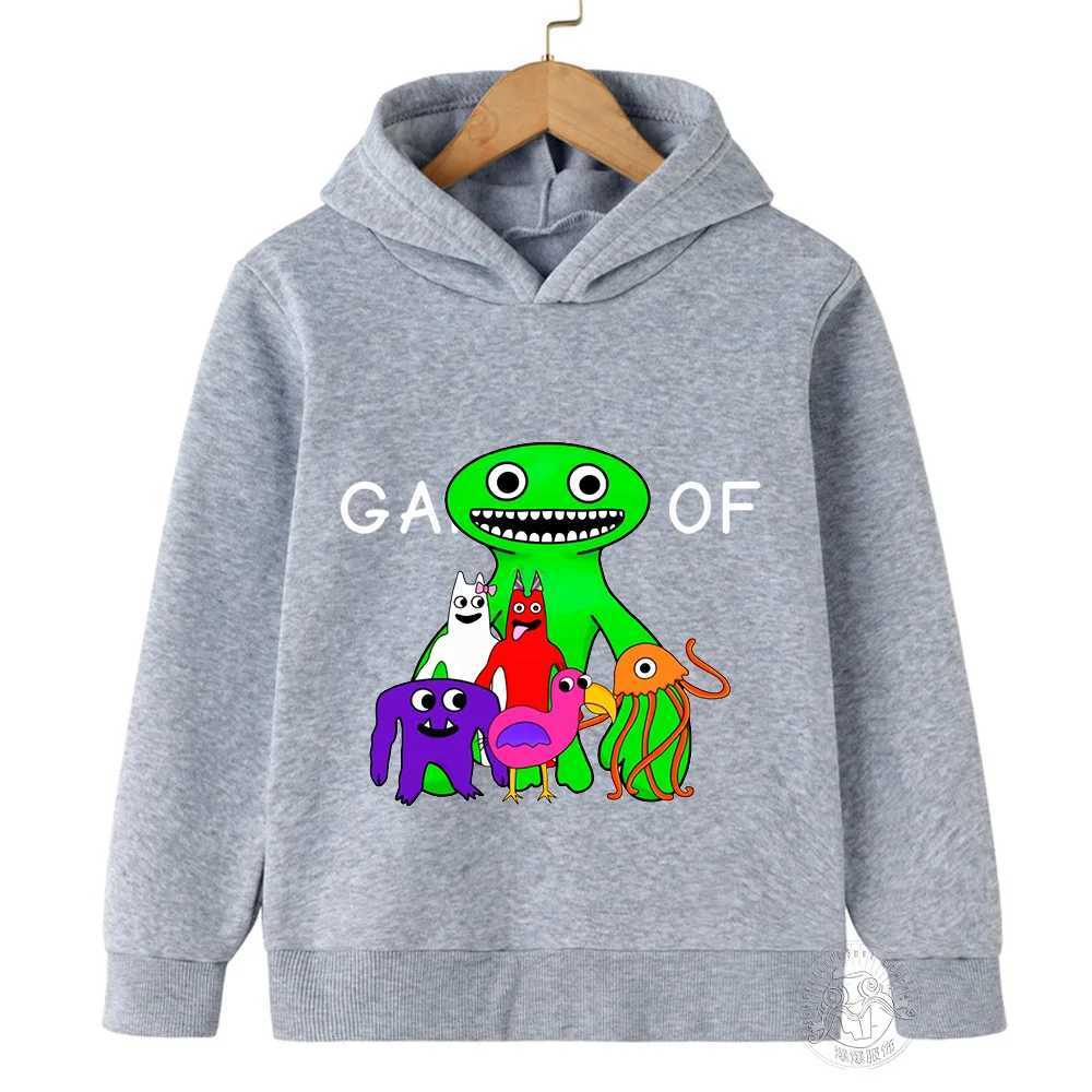 2023 New GARTEN OF BANBAN Hoodie Kids Graphic Sweatshirts Baby Girls Casual Long Sleeve Coats Boys Clothes Pullovers Baby topsY240814