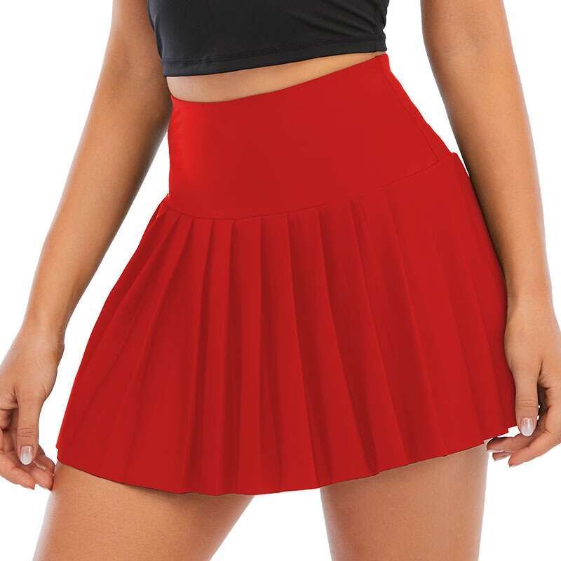 Hide Cloud High Waist Pleated Tennis Skirts Women Golf Sports Skirt Plus Size Fiess Shorts Quick Dry Workout Running Skorts