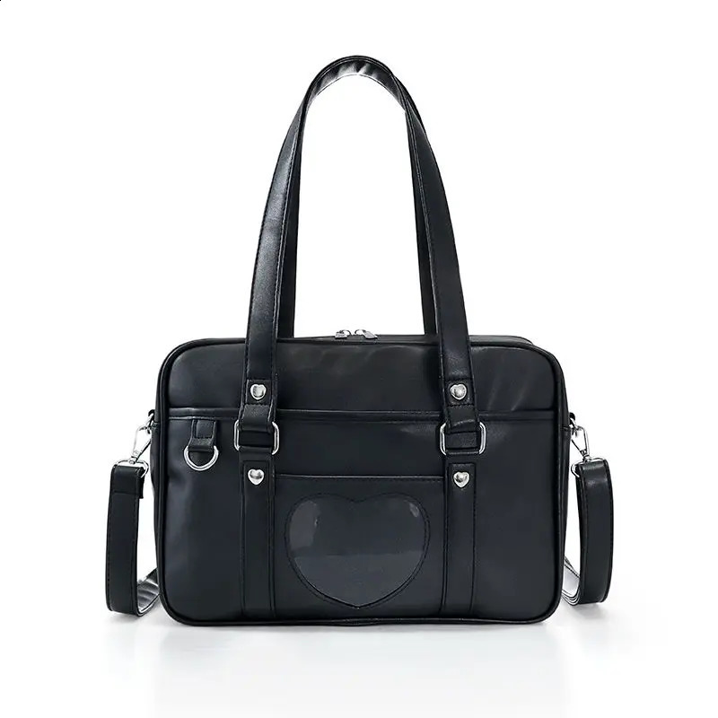 Anime Japan Style Loliat JK HandBags Briefcases Female Students School Heart Shoulder Bags Bookbags ItaBags 240813