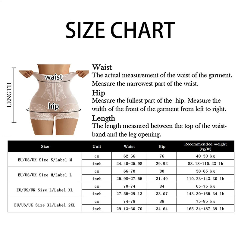 Women High Waist Shaping Panties Tummy Control Underwear Seamless Shapewear Briefs Postpartum Hip Lift Panty Summer Safety Short 240814