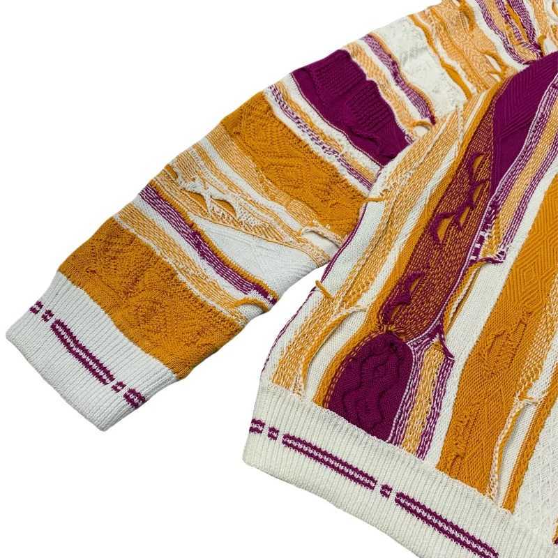 2013ss High Street Wave Collage Color Lazy Style Warm Pull Casual Sweater Mens and Womens Clothing Street ClothingW240729