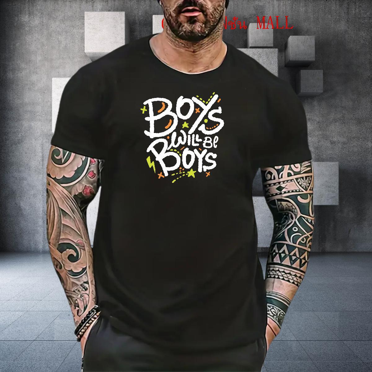 High Quality Mens Tshirts Sport 230g Pure Cotton Anime Print Crew Neck Breathable letter T-Shirts for Men Designer Fashion Tee Shirt