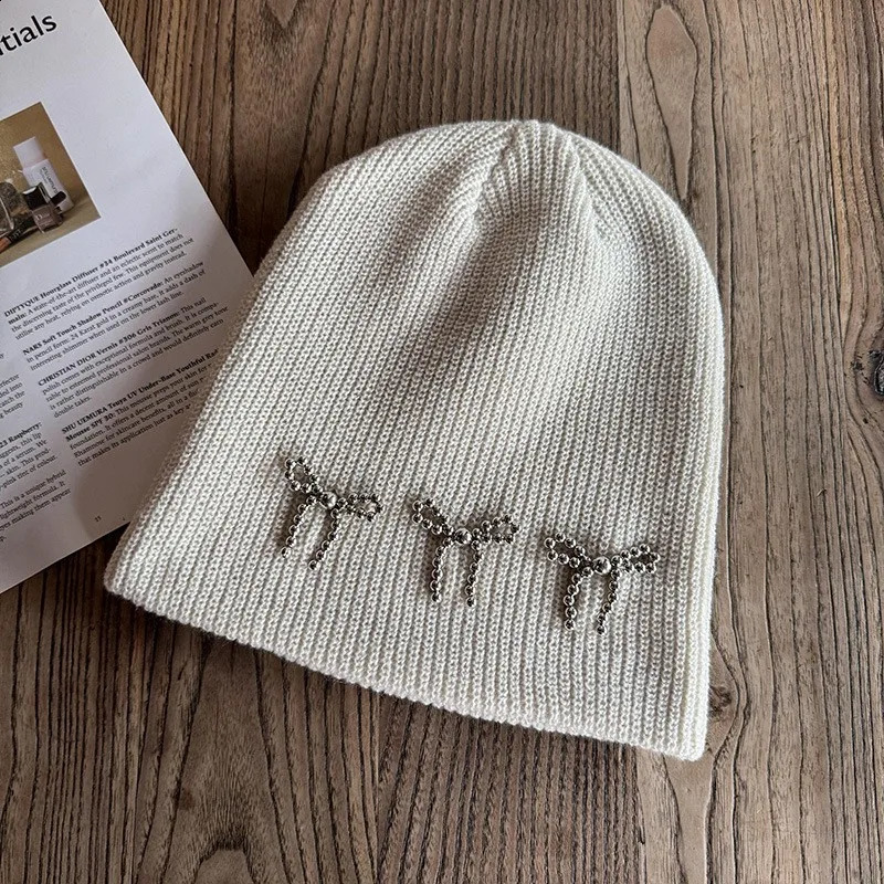 Simple Style Beanies 2025 Knit Winter Warm Caps Hats Hip-hop Soft Hat Brim Warm Knitted Cap for Men Women Lady Man 240813