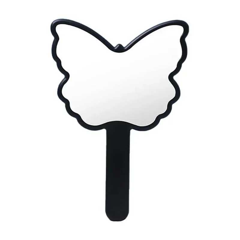 Makeup Mirror Ins Butterfly Handheld Makeup Mirror Spa Salon Makeup Handheld Compact Makeup Mirror W240813