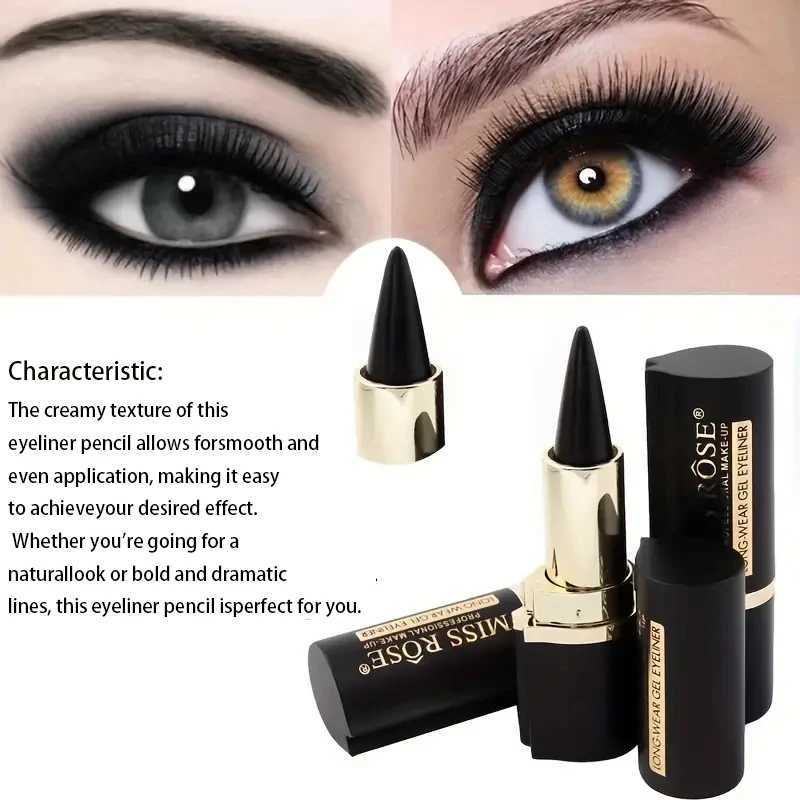 Creamy texture Eyeliner 1 Count /2 Counts Easy Coloring Sweat Proof High Pier Pencil Daily Makeup Accessories for Women and Gi Y240813