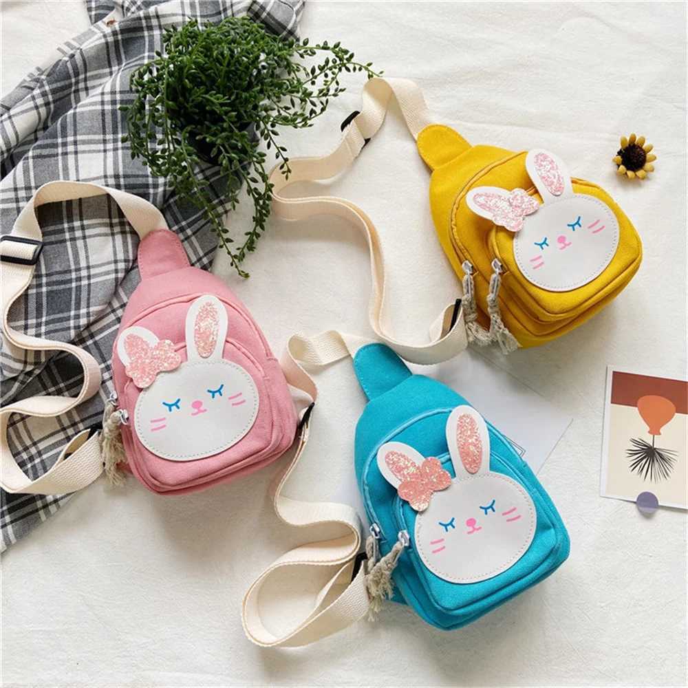 Rabbit Crossbody Bag for Boys and Girls Chest and Waist Bag Outdoor Fashion Personalized Childrens Small Backpack W240813