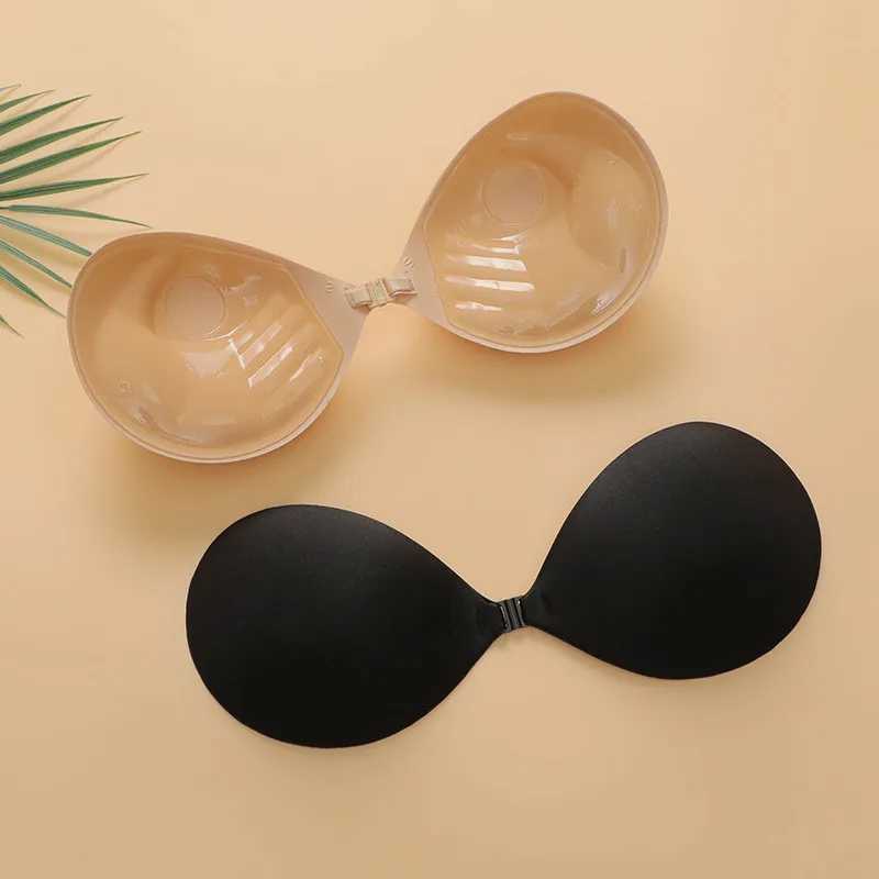 Summer womens chest stickers enhance nude bras self-adhesive bras invisible coverage bras silicone pads sexy strapless brasXJ250324