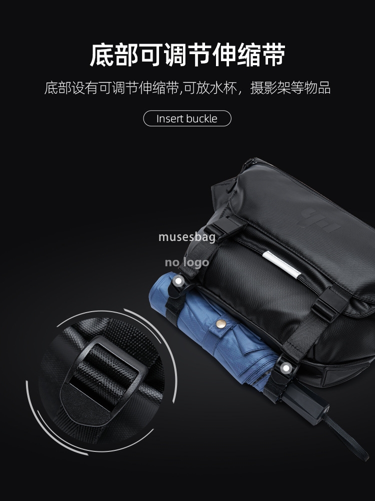 Manufacturers direct sales fashion brand crossbody bag men's backpack commuting shoulder bag trend chest bag large capacity messenger bag in stoc