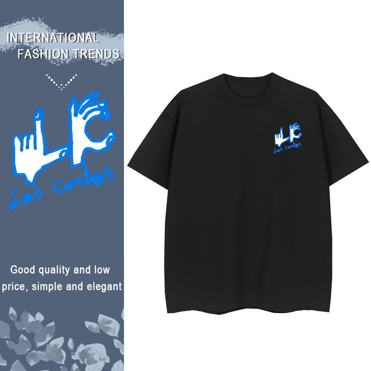 Free Shipping hand T Shirts Men Street Casual Men Tshirts 230g 100% Cotton 2024 DIY Breathable Crew Neck Custom Big Size Tops