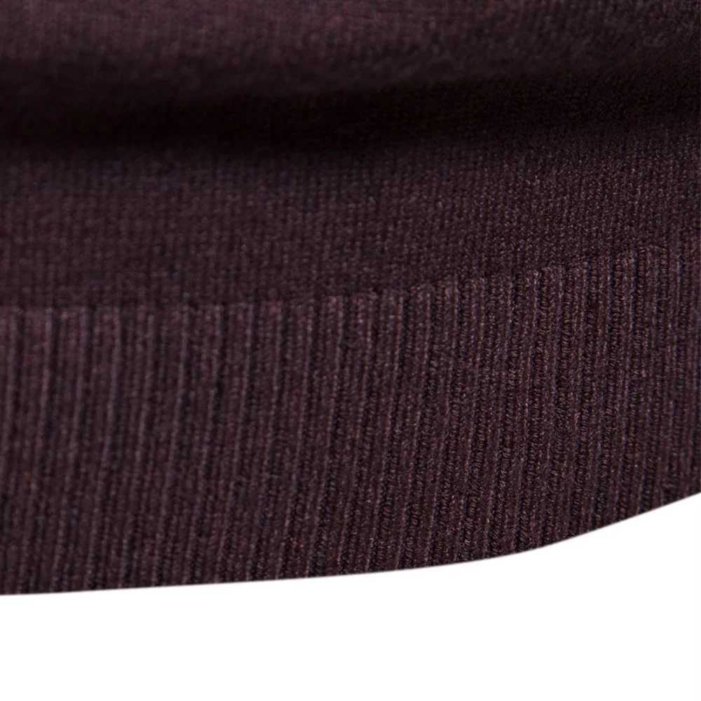 New winter turtle neck thick mens sweater casual turtle neck solid color high-quality ultra-thin turtle neck sweater with floral pattern for menW24072
