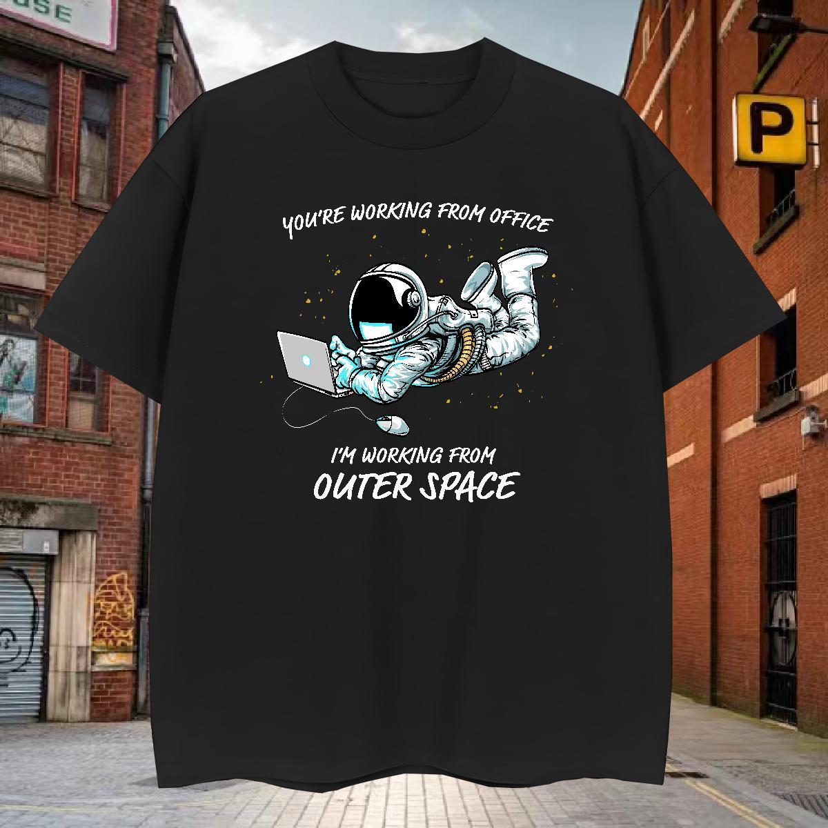 T Shirt For Man 230g Cotton universe Anime Printing Street Breathable Short Sleeve Oversized 4XL Men Tops Tees Classic Casual Designer Wear