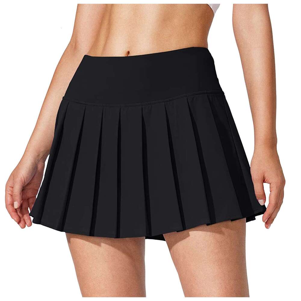 Tennis Golf Skirts With Pocket Gym Running Pleated Mini Skirt Women Fashion Sports Fiess High Waist Yoga Skorts