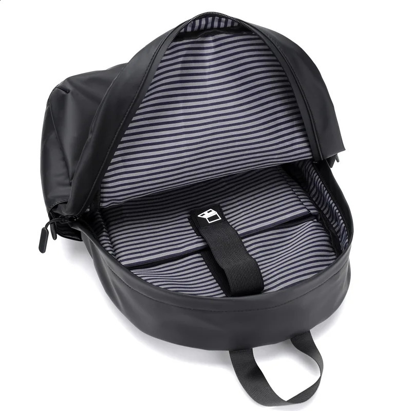 Fashion Large Capacity Mens Backpack Laptop Bag Waterproof Fabric Student School Bag 250122