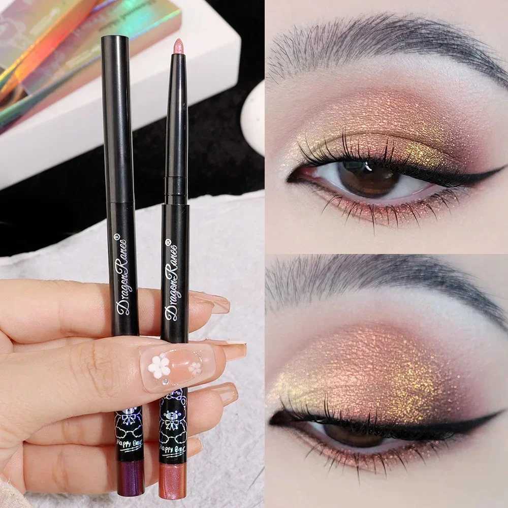 Eye Liner Pen Lasting Shiny Meetallic Eyeshadow Green Purple Makeup Pigment Glitter Aurora Eyeliner Y240813