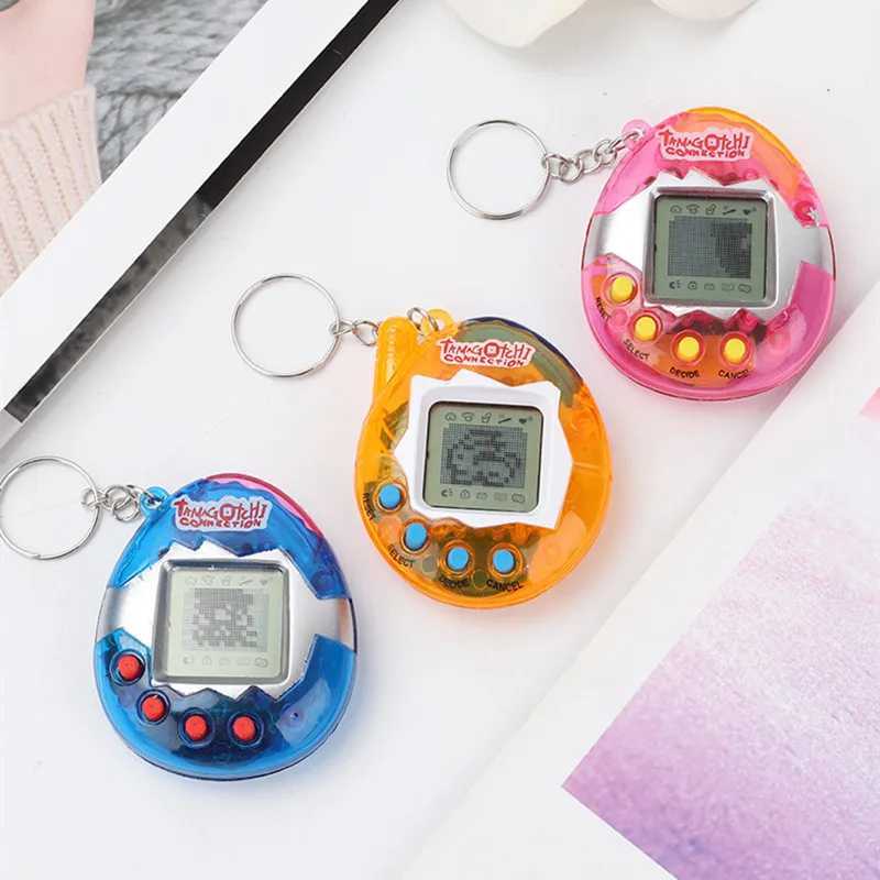 1/3pcs Transparent Electronic Pets Tamagotchi 90S Nostalgic 168 Pets In One Virtual Cyber Digital Pet Toys Pixel Funny Play Toys Y240815