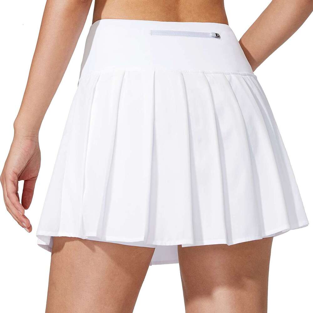Tennis Golf Skirts With Pocket Gym Running Pleated Mini Skirt Women Fashion Sports Fiess High Waist Yoga Skorts