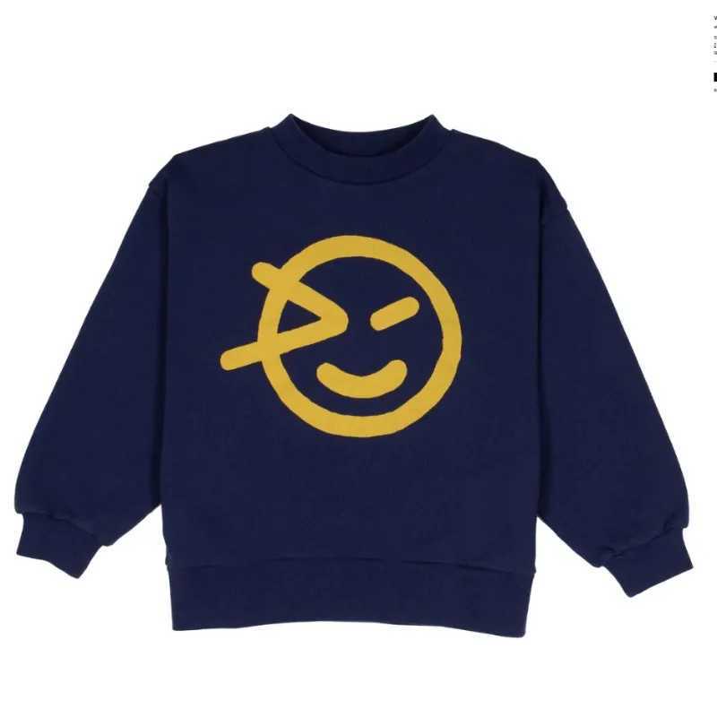 Childrens sweater 2024 autumn new fashion casual boys and girls round neck long-sleeved cute printing small baby pullover topsY240814