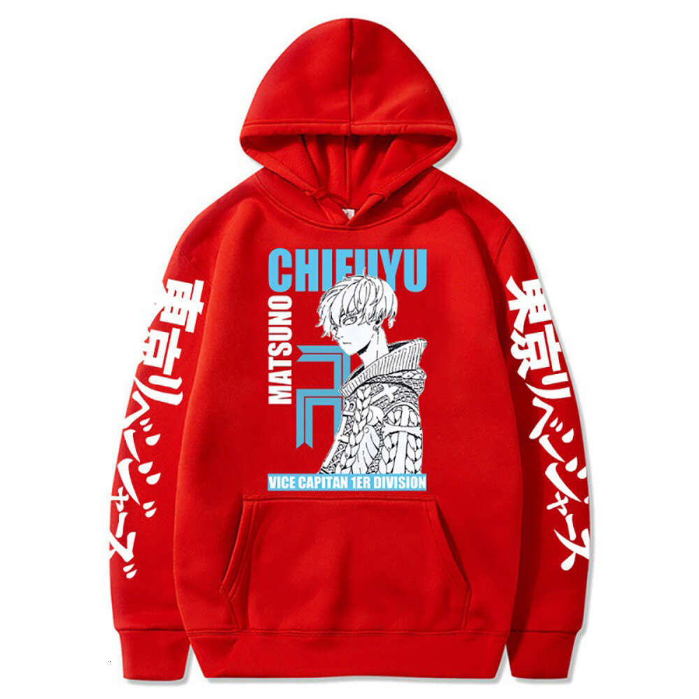 Anime Haruku Tokyo Revengers Matsuno Chifuyu Print Men Women Hoodies Plus Size Sweatshirt Long Sleeve Unisex Pullover