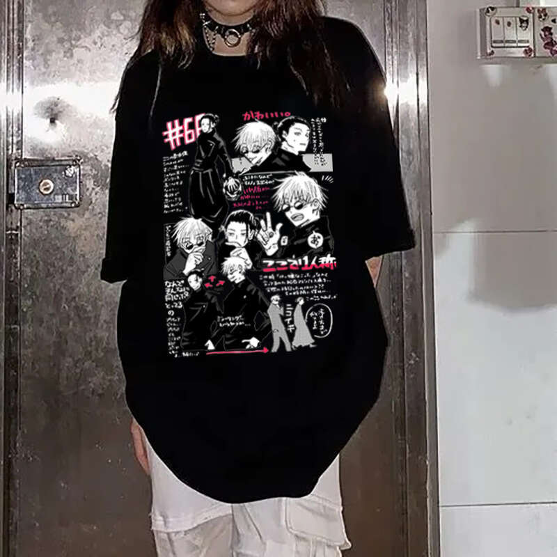 Anime Japan Jujutsu Kaisen T-shirt Satoru Gojo And Geto Suguru T Shirt Haruku Manga Men Women Plus Size Prevalent Tshirts shirts