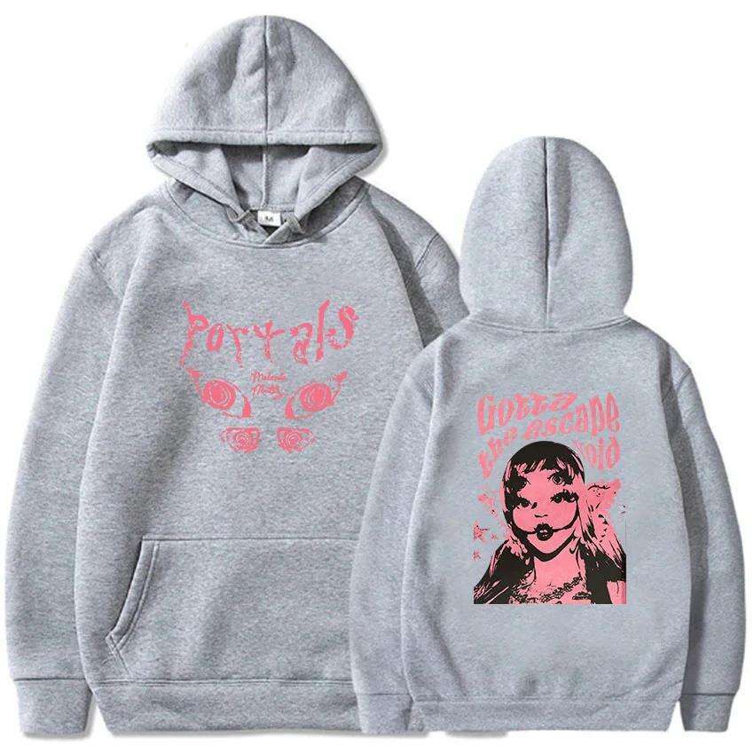 Melanie Long Sleeve Hooded Sweatshirts Haruku Street Fashion Sweaters Casual Portals Tour Hoodies From Amy Martinez