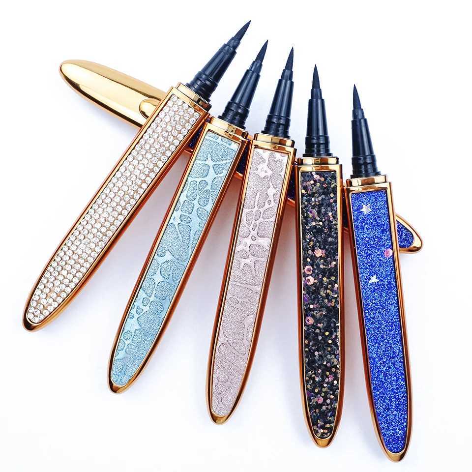 Eyelash Glue Pen Free Shipping Makeup Self-adhesive Eyeliner Pen Black Clear Lash Glue Y240813