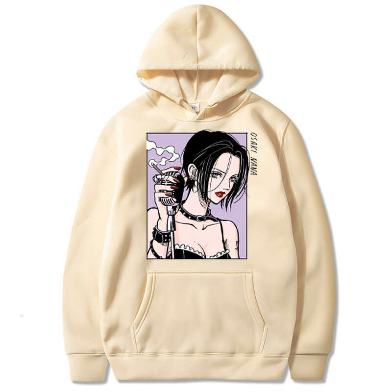 Anime Japan NANA Plus Size Hoodie Oosaki Nana Hooded Women Sweatshirts Haruku Long Sleeve Female Pullover Casual Clothes Tops