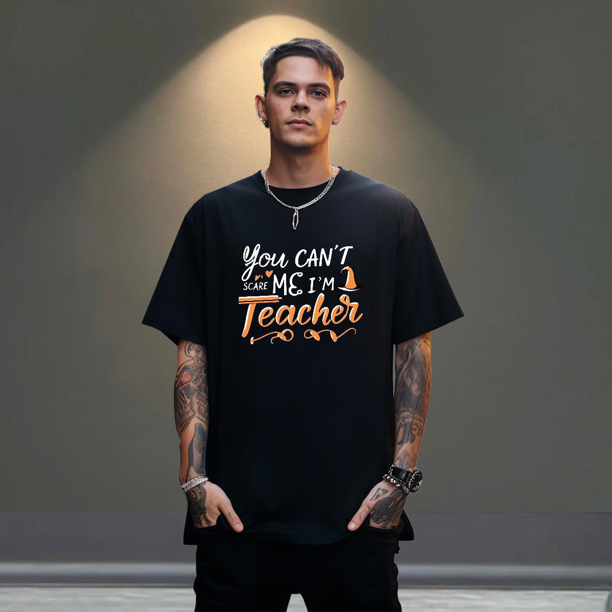 Classic Mens Tshirts Sport 230g Pure Cotton White Plus Size Crew Neck letter T-Shirts Casual New Tees