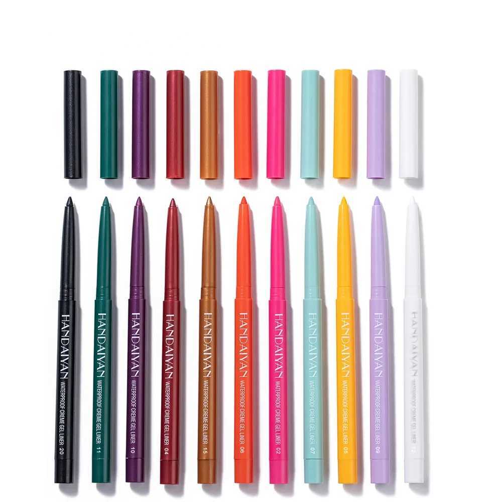 1PC Glitter Shine Eyeliner Gel Pencil Sexy Colorful Long-Lasting Shimmer Makeup Matte Colored Eye Liner Cream Pen Cosmetic Tool Y240813