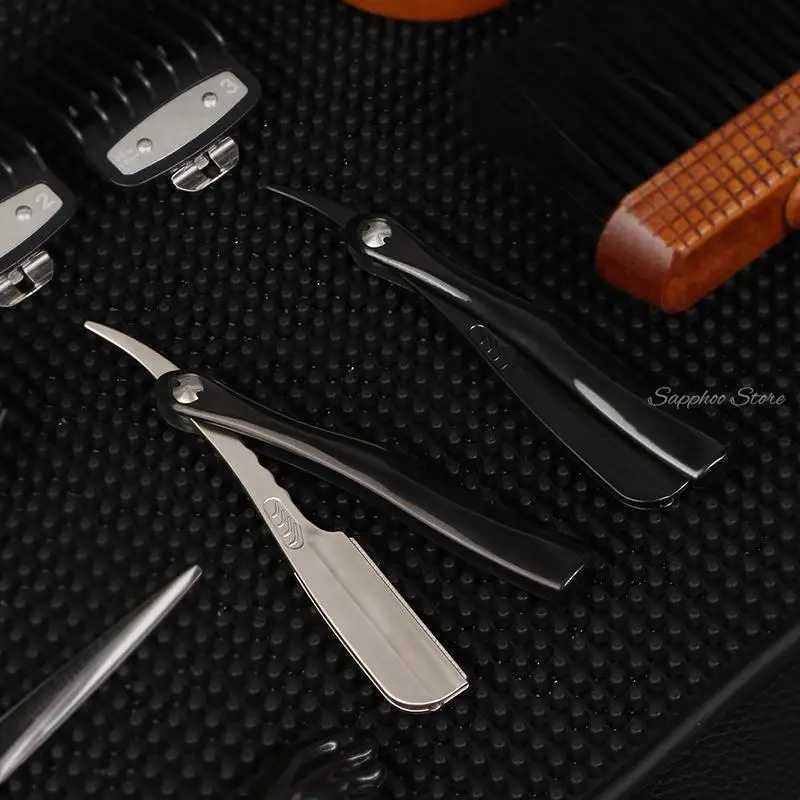 MenS Manual Shaving Straight Razor For Feather Blade ABS HandleM240814